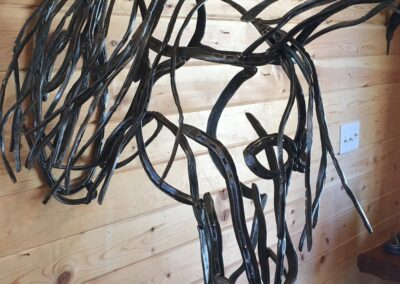 full size horse bust