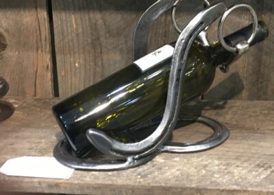 snaffle bit wine holder