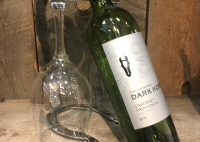 wine and glass holder